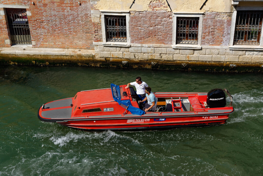 Boot in Venedig